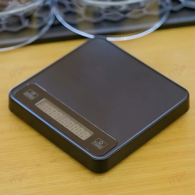 P7J001 2 kg Weight Digital Lcd Rechargeable Kitchen Coffee Scale With Timer,Commercial Coffee Machine Supplier | CE/UL Certified | ITOP Cafe,2kg Weight Electric Digital Lcd Stealth Touch Button Rechargeable Kitchen Coffe Scale With Timer Mini Coffee Scale Digital