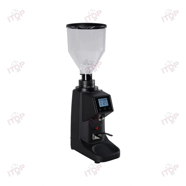 CG-022T Hot Sale Commercial Electric 60mm Flat Burr Coffee Grinder Machine,Commercial Coffee Machine Supplier | CE/UL Certified | ITOP Cafe,Professional Hot Sale Commercial Coffee Grinders Electric 60mm Flat Burr Automatic Coffee Grinder Machine