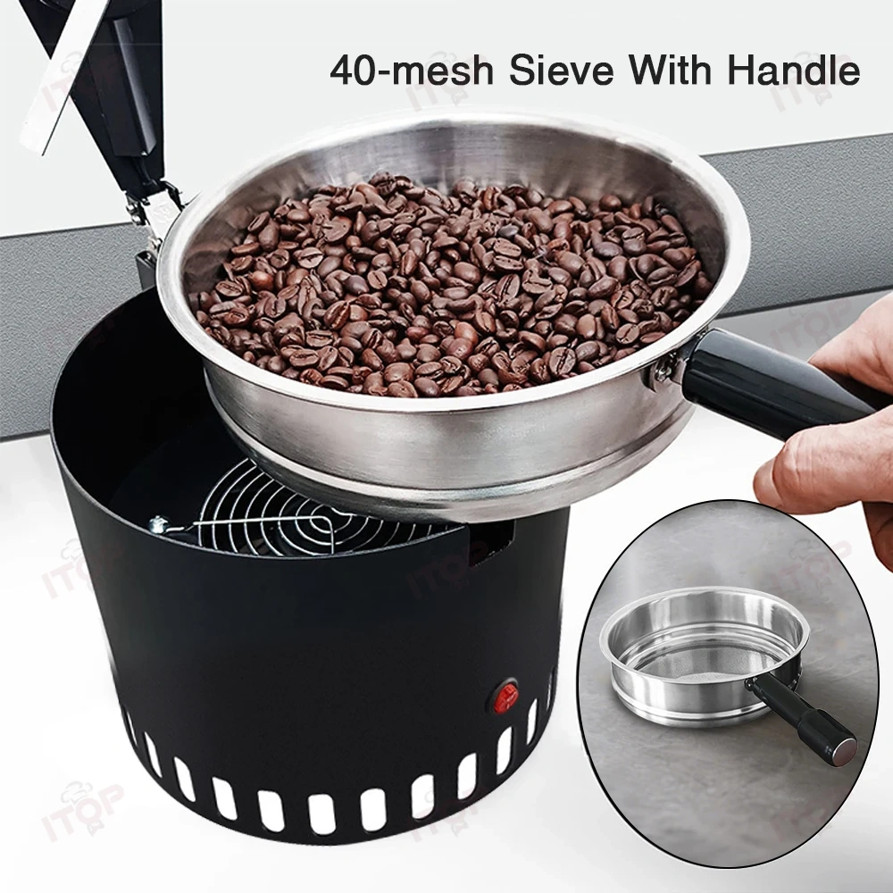 IT-CBC2 Quickly Coffee Beans Cooler Mixing Machine,Commercial Coffee Machine Supplier | CE/UL Certified | ITOP Cafe,Quickly Coffee Beans Cooler Mixing Machine Electrical Heater Coffee Bean Cooler Cooling Plate