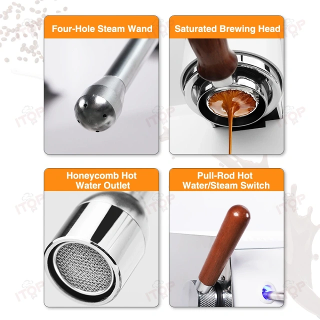 IT-CM-T1 Commercial/home Use One Head Italian Semi-auto Espresso Coffee Maker Machine for Beginners,Commercial Coffee Machine Supplier | CE/UL Certified | ITOP Cafe,Commercial/home Use One Head Italian Semi-auto Espresso Coffee Maker Machine for Beginners