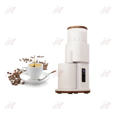 IT-MD-2 Household 38mm Burr Coffee Bean Grinder,Commercial Coffee Machine Supplier | CE/UL Certified | ITOP Cafe,Silver Electric Coffee Grinder 38mm Burr Household Coffee Bean Grinder Coffee Miller Grinder Espresso
