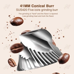 LDCG200 Touch Panel Led Displays With 60 Settings to Adjust Thickness of Coffee Powder Portable Coffee Grinder,Commercial Coffee Machine Supplier | CE/UL Certified | ITOP Cafe,Touch Panel Led Displays With 60 Settings to Adjust Thickness of Coffee Powder Automatic Grinding Mode Portable Coffee Grinder