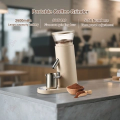 LDCG200 Touch Panel Led Displays With 60 Settings to Adjust Thickness of Coffee Powder Portable Coffee Grinder,Commercial Coffee Machine Supplier | CE/UL Certified | ITOP Cafe,Touch Panel Led Displays With 60 Settings to Adjust Thickness of Coffee Powder Automatic Grinding Mode Portable Coffee Grinder