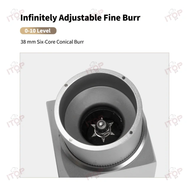ITOP-03mini Premium Fine Safety Burr Electric Coffee Grinder Anti-jump for Household,Commercial Coffee Machine Supplier | CE/UL Certified | ITOP Cafe,Premium Fine Safety Burr Electric Coffee Grinder Anti-jump Coffee Grinder for Household