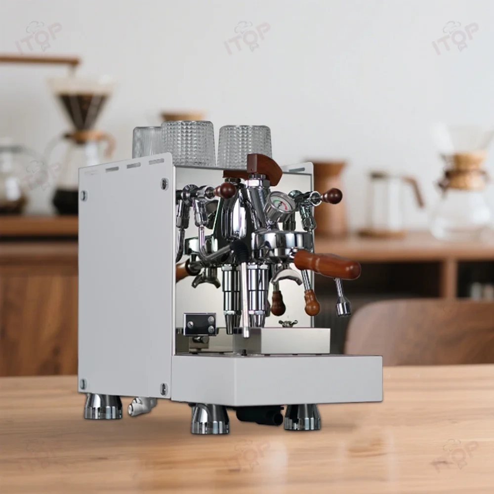 IT-CM6010 Customized Stainless Steel 9 Bar Rotary pump Classic E61 Commercial Rocket Espresso Machine for Cafe,Commercial Coffee Machine Supplier | CE/UL Certified | ITOP Cafe,IT-CM6010 220v Semi-automatic Espresso Machine Electric Espresso Machine