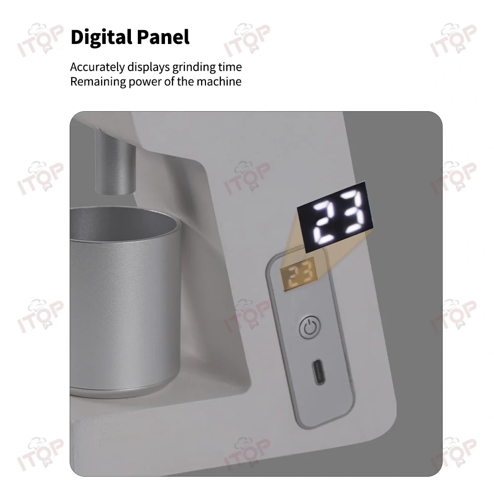 ITOP-03mini Premium Fine Safety Burr Electric Coffee Grinder Anti-jump for Household,Commercial Coffee Machine Supplier | CE/UL Certified | ITOP Cafe,Premium Fine Safety Burr Electric Coffee Grinder Anti-jump Coffee Grinder for Household