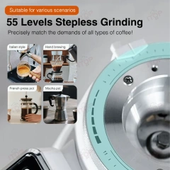 IT-CG-15 Heavy-Duty Large Capacity Commercial Electric Grinder With Touch Screen Control,Commercial Coffee Machine Supplier | CE/UL Certified | ITOP Cafe,Heavy-duty Commercial Electric Bean Grinder Touch Screen Control Big Capacity for Rv Hotels & Household Use