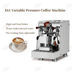 IT-CM6010 Customized Stainless Steel 9 Bar Rotary pump Classic E61 Commercial Rocket Espresso Machine for Cafe,Commercial Coffee Machine Supplier | CE/UL Certified | ITOP Cafe,IT-CM6010 220v Semi-automatic Espresso Machine Electric Espresso Machine