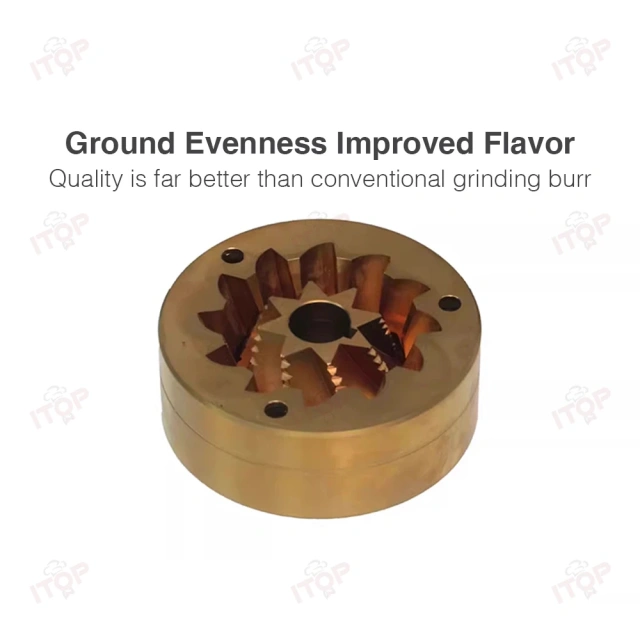 CGSY63Z Manual Coffee Grinder With Wooden Handle And Stainless 63mm Ghost Tooth Conical Burr,Commercial Coffee Machine Supplier | CE/UL Certified | ITOP Cafe,Manual Coffee Grinder With Wooden Handle and Stainless Conical Burr