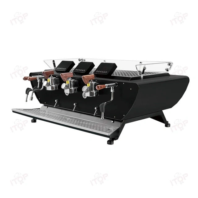 CMYL5000 Professional Dual Boiler Commercial Barista Semi-automatic Espresso Three Head Coffee Machine With Display Screen,Commercial Coffee Machine Supplier | CE/UL Certified | ITOP Cafe,Professional Dual Boiler Commercial Barista Semi-automatic Espresso Three Head Coffee Machine With Display Screen