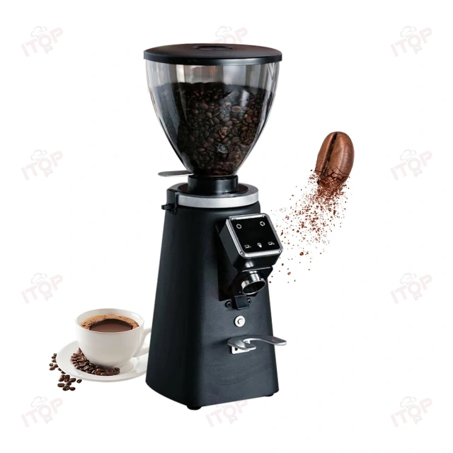 IT-CG-15 Heavy-Duty Large Capacity Commercial Electric Grinder With Touch Screen Control,Commercial Coffee Machine Supplier | CE/UL Certified | ITOP Cafe,Heavy-duty Commercial Electric Bean Grinder Touch Screen Control Big Capacity for Rv Hotels & Household Use