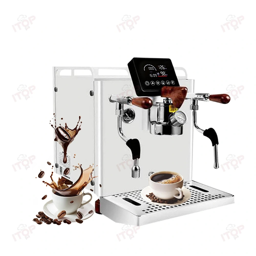 CMSM3000 Commercial 9 Bar Rotary Pump E61 Brewing Head 3000w Double Boiler Coffee Maker,Commercial Coffee Machine Supplier | CE/UL Certified | ITOP Cafe,Commercial Espresso Machine 9 Bar Rotary Pump E61 Brewing Head Coffee Machine 3000w Double Boiler Coffee Maker