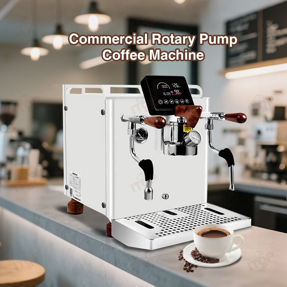 CMSM3000 Commercial 9 Bar Rotary Pump E61 Brewing Head 3000w Double Boiler Coffee Maker,Commercial Coffee Machine Supplier | CE/UL Certified | ITOP Cafe,Commercial Espresso Machine 9 Bar Rotary Pump E61 Brewing Head Coffee Machine 3000w Double Boiler Coffee Maker