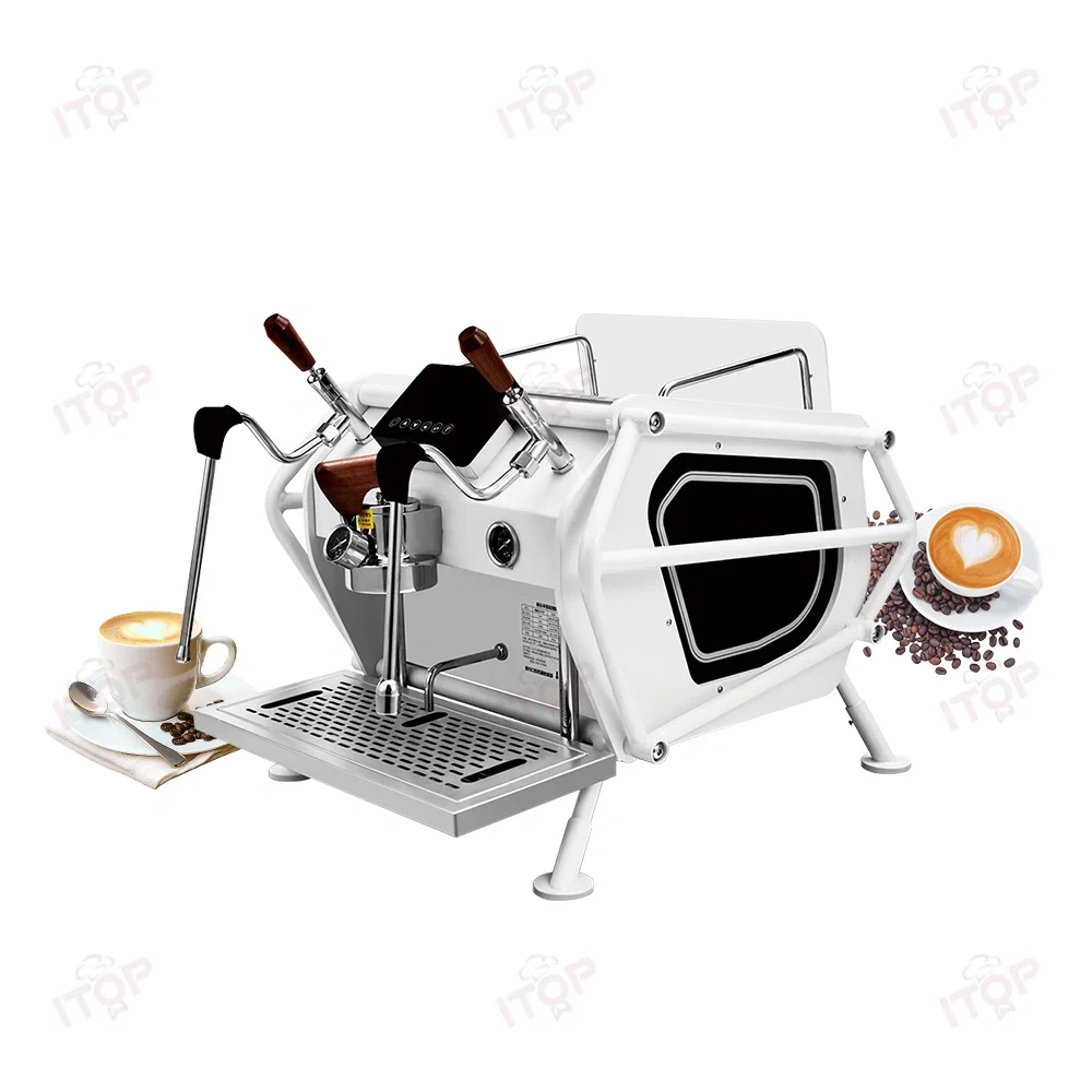 CMJC3200 Commercial Single-head 1+4l Dual Boiler 3000w 9bar Rotary Pump Semi-automatic Coffee Machine,Commercial Coffee Machine Supplier | CE/UL Certified | ITOP Cafe,Commercial Single-head 1+4l Dual Boiler Coffee Maker 3000w Espresso Maker 9bar Rotary Pump Semi-automatic Coffee Machine