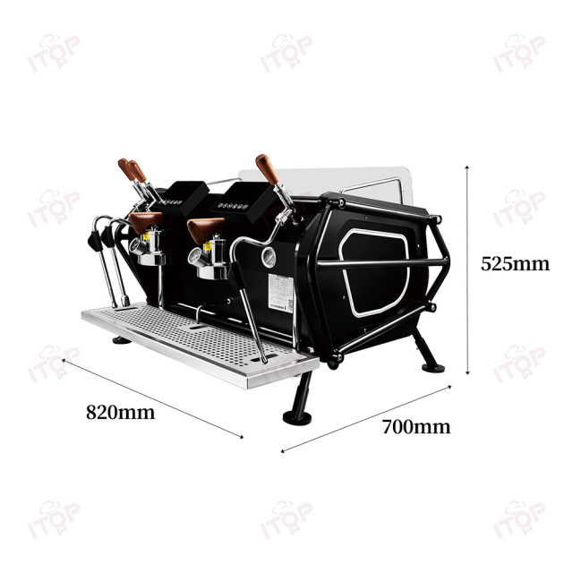 CMJC4800 Commercial Semi-automatic Italian Style Multi Boiler Dual Head Intelligent Touch Screen Coffee Machine Coffee Shop Equipment,Commercial Coffee Machine Supplier | CE/UL Certified | ITOP Cafe,Commercial Semi-automatic Italian Style Multi Boiler Dual Head Intelligent Touch Screen Coffee Machine Coffee Shop Equipment