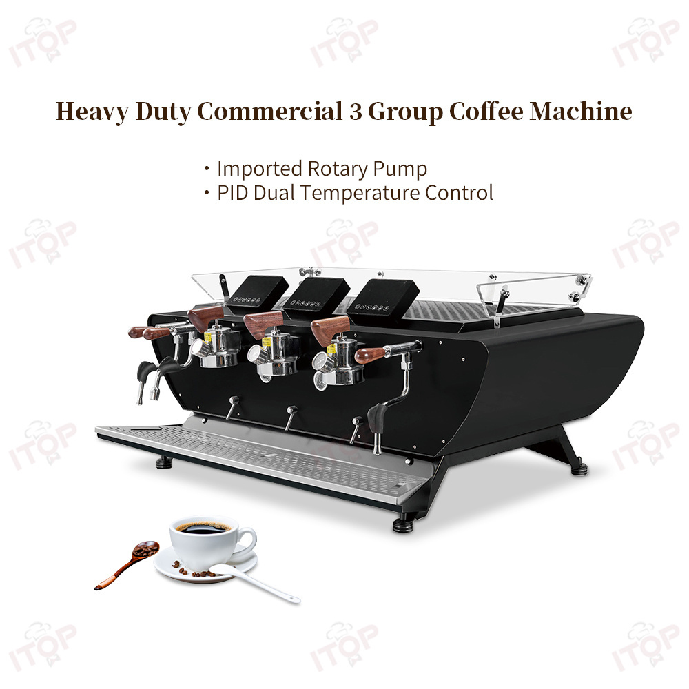 CMYL5000 Three Groups Adjustable Led Display Touch Screen Electric Control Commercial Espresso Machines,Commercial Coffee Machine Supplier | CE/UL Certified | ITOP Cafe,Three Groups Adjustable Led Display Touch Screen Electric Stainless Steel Control Commercial Espresso Machines