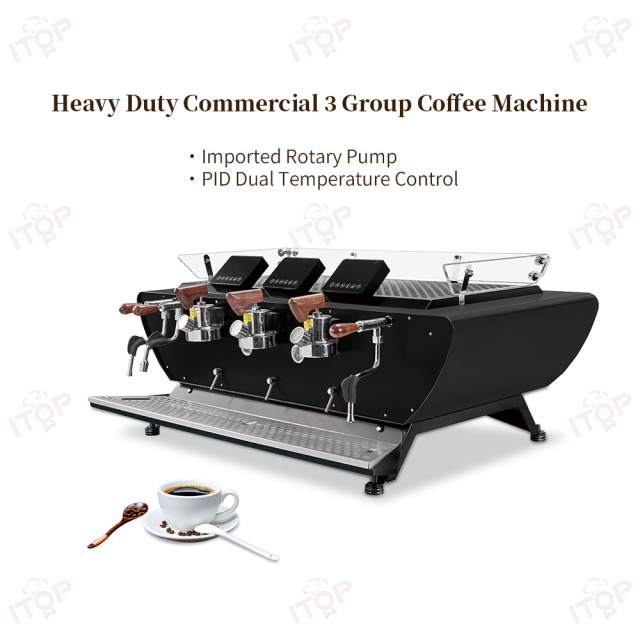 CMYL5000 Three Groups Adjustable Led Display Touch Screen Electric Control Commercial Espresso Machines,Commercial Coffee Machine Supplier | CE/UL Certified | ITOP Cafe,Three Groups Adjustable Led Display Touch Screen Electric Stainless Steel Control Commercial Espresso Machines