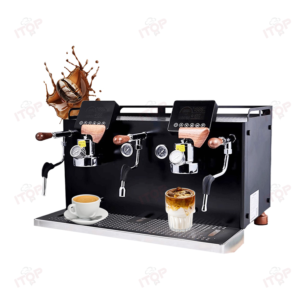 CMSM4600 Restaurant Semi Auto Large Capacity Commercial Espresso Coffee Machine,Commercial Coffee Machine Supplier | CE/UL Certified | ITOP Cafe,Restaurant Semi Auto Espresso Cappuccino Coffee Machine Large Capacity Commercial Expresso Coffee Maker