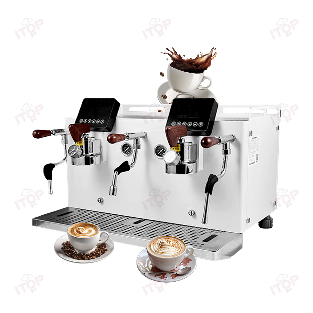 CMSM4600 Restaurant Semi Auto Large Capacity Commercial Espresso Coffee Machine,Commercial Coffee Machine Supplier | CE/UL Certified | ITOP Cafe,Restaurant Semi Auto Espresso Cappuccino Coffee Machine Large Capacity Commercial Expresso Coffee Maker