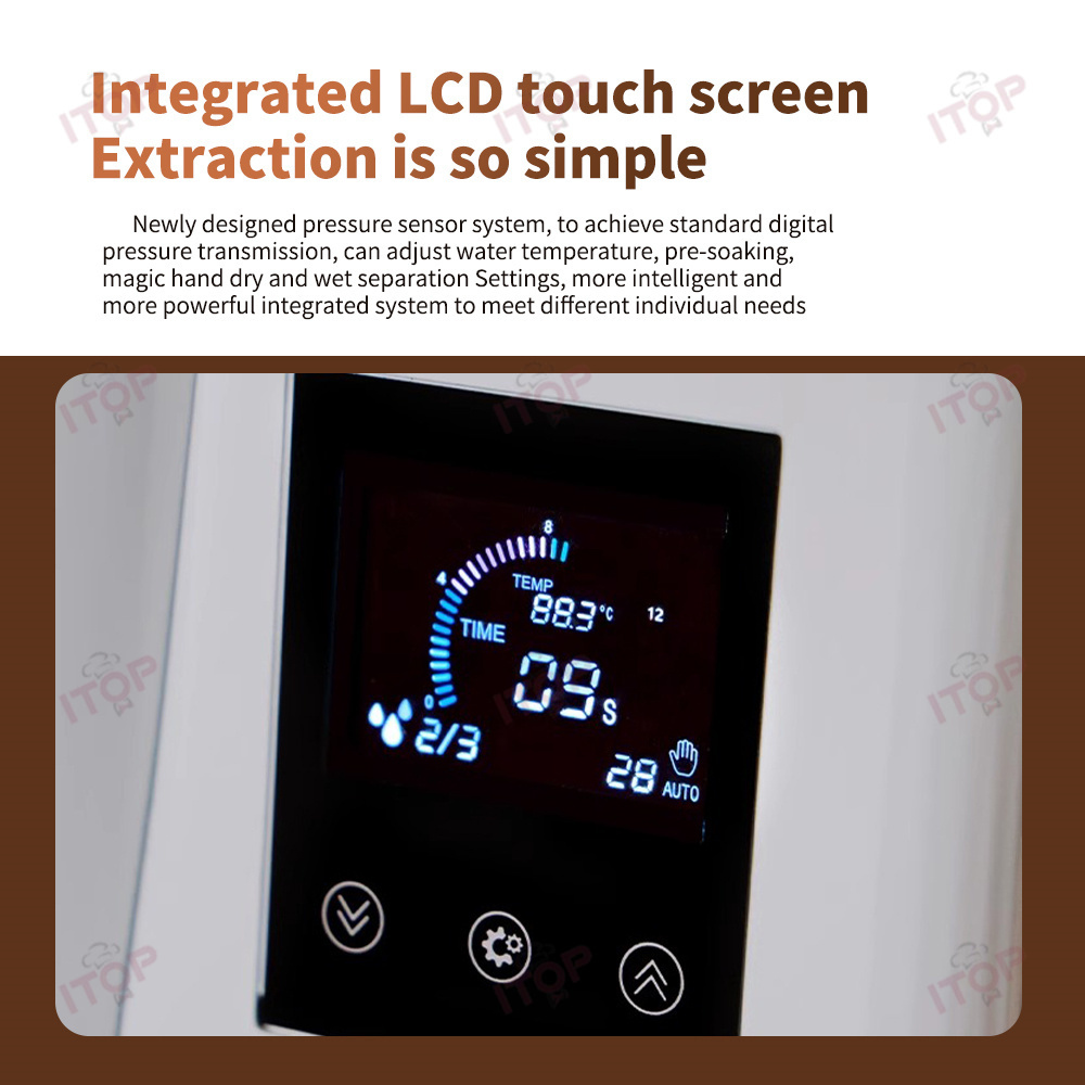 KFJ52QC Professional Pid Flow Control Boiler Small 16 Bar Single Group head Espresso Machine,Commercial Coffee Machine Supplier | CE/UL Certified | ITOP Cafe,Espresso Coffee Machine Pid Flow Control BoilerSmall 16 Bar Single Grouphead Espresso Machine Professional