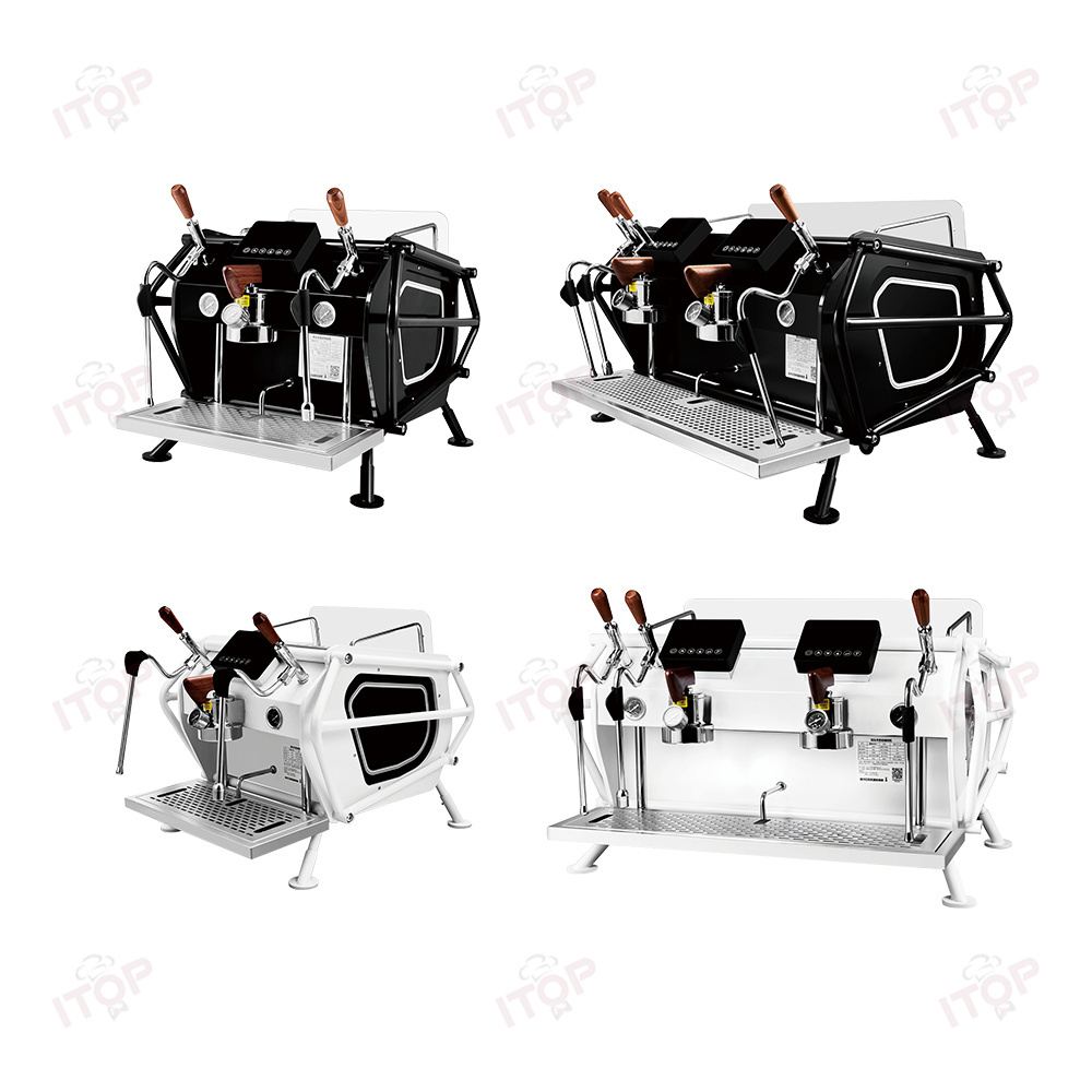 CMJC4800 Commercial Semi-automatic Italian Style Multi Boiler Dual Head Intelligent Touch Screen Coffee Machine Coffee Shop Equipment,Commercial Coffee Machine Supplier | CE/UL Certified | ITOP Cafe,Commercial Semi-automatic Italian Style Multi Boiler Dual Head Intelligent Touch Screen Coffee Machine Coffee Shop Equipment