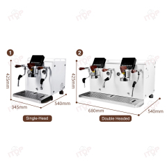 CMSM4600 Restaurant Semi Auto Large Capacity Commercial Espresso Coffee Machine,Commercial Coffee Machine Supplier | CE/UL Certified | ITOP Cafe,Restaurant Semi Auto Espresso Cappuccino Coffee Machine Large Capacity Commercial Expresso Coffee Maker