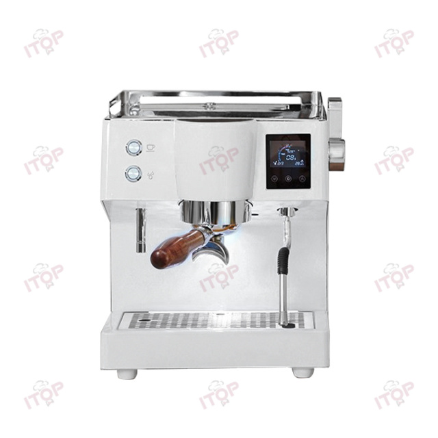 KFJ52QC Professional Pid Flow Control Boiler Small 16 Bar Single Group head Espresso Machine,Commercial Coffee Machine Supplier | CE/UL Certified | ITOP Cafe,Espresso Coffee Machine Pid Flow Control BoilerSmall 16 Bar Single Grouphead Espresso Machine Professional