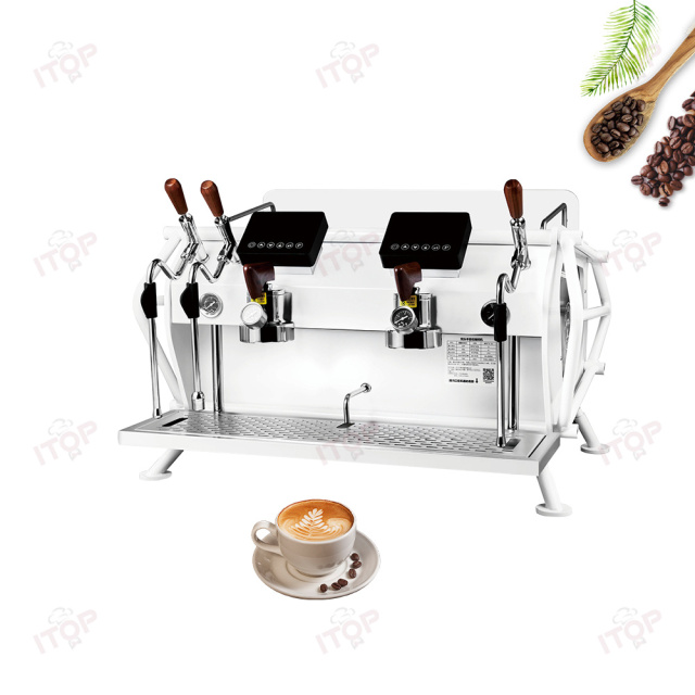 CMJC4800 Commercial Semi-automatic Italian Style Multi Boiler Dual Head Intelligent Touch Screen Coffee Machine Coffee Shop Equipment,Commercial Coffee Machine Supplier | CE/UL Certified | ITOP Cafe,Commercial Semi-automatic Italian Style Multi Boiler Dual Head Intelligent Touch Screen Coffee Machine Coffee Shop Equipment