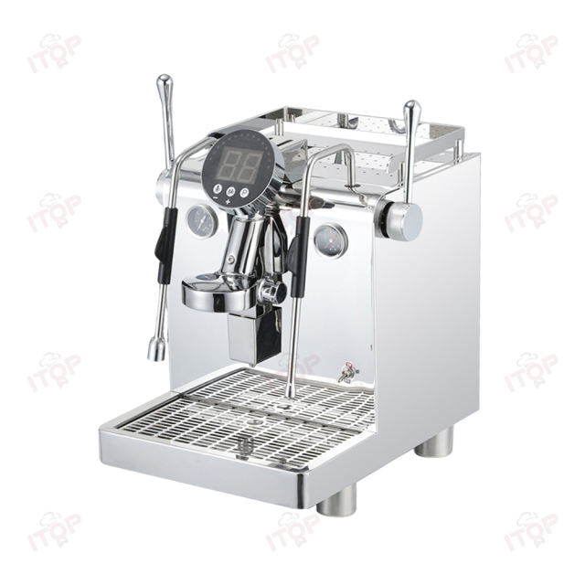 CME61DC E61 Semi-automatic Espresso Machine - Professional Commercial with Rotary Pump,Commercial Coffee Machine Supplier | CE/UL Certified | ITOP Cafe,E61 Professional Manual Transformer Espresso Machine Commercial Semi-automatic Coffee Maker With Rotary Pump