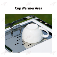 CMCB2350 Best for Small Office & Outdoor Espresso Coffee Machine,Commercial Coffee Machine Supplier | CE/UL Certified | ITOP Cafe,Best High-pressure Extraction Small Office Espresso Milk Frothing Coffee Machine for Outdoor Use