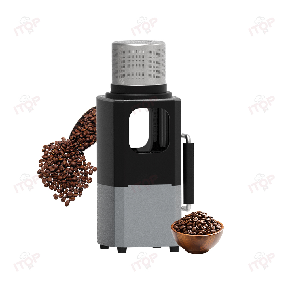 HCBR1800 Small Household Electric Coffee Roaster - 110V/220V Drum Rotary Time & Temperature Control,Commercial Coffee Machine Supplier | CE/UL Certified | ITOP Cafe,110v 220v Small Time and Temperature Control Household Electric Drum Rotary Nut Peanuts Grain Coffee Beans Roaster Machine