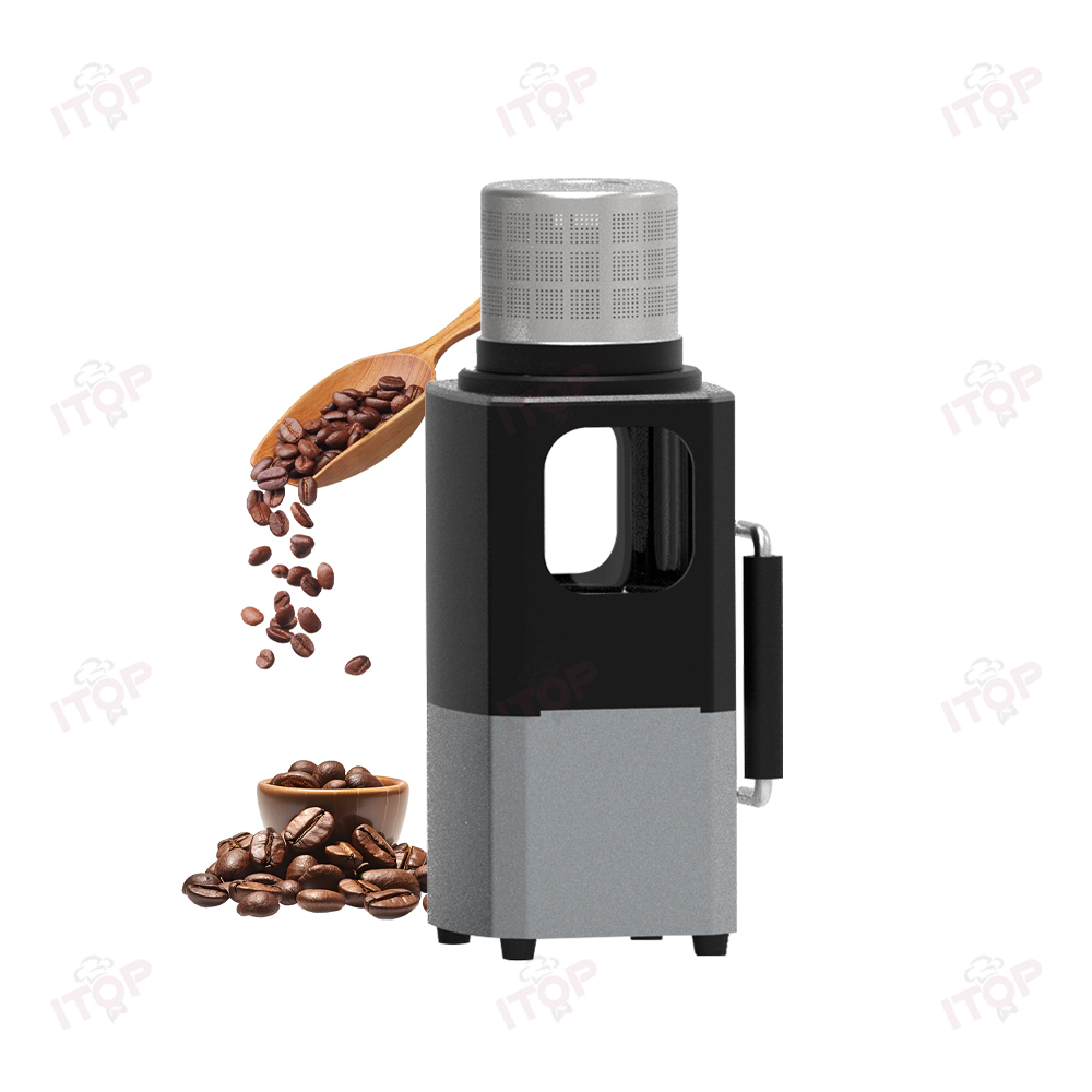 HCBR1800 Small Household Electric Coffee Roaster - 110V/220V Drum Rotary Time & Temperature Control,Commercial Coffee Machine Supplier | CE/UL Certified | ITOP Cafe,110v 220v Small Time and Temperature Control Household Electric Drum Rotary Nut Peanuts Grain Coffee Beans Roaster Machine