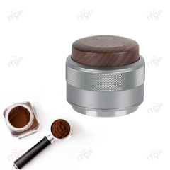 IT-MT58 OEM Custom Espresso Coffee Tamper & Distributor - 51/58mm Walnut Wood Cap Stainless Steel,Commercial Coffee Machine Supplier | CE/UL Certified | ITOP Cafe,Oem Custom 51mm 53mm Walnut Wood Cap Gravitational Force Stainless Steel Espresso Coffee Tamper and Distributor