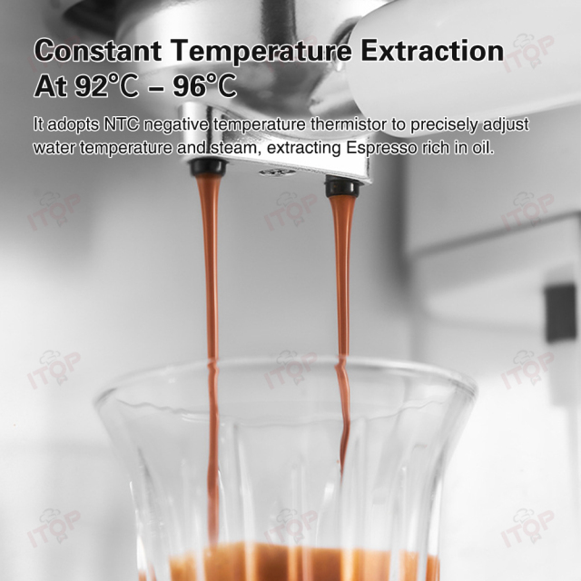 CMJY500 New Style 20 Bar Espresso Coffee Machine - With Milk Tank for Cappuccino & Latte,Commercial Coffee Machine Supplier | CE/UL Certified | ITOP Cafe,New Style 20 Bar Espresso Coffee Machine With Espresso Cappuccino Latte and Milk Tank