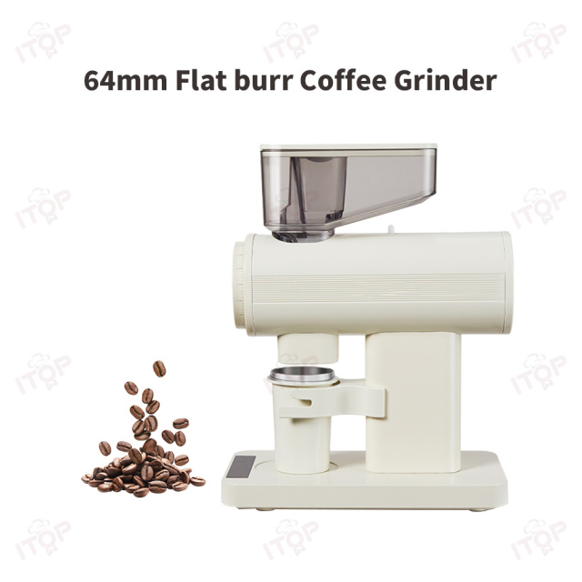 CGKX260 Electric Commercial Coffee Bean Grinder with 64mm Burr - Double Hopper 250g Adjustable,Commercial Coffee Machine Supplier | CE/UL Certified | ITOP Cafe,250g Commercial Electric Coffee Bean Grinder Stainless Steel Espresso Burr Machine 64mm Adjustable Setting for Hotels