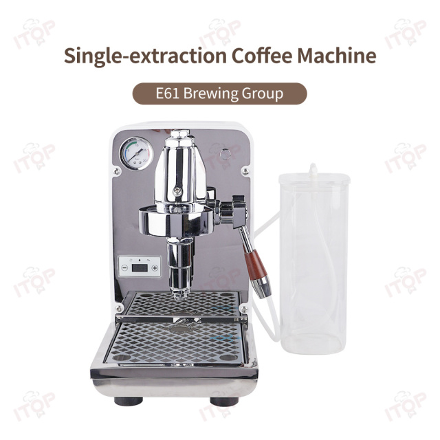 CMSB1400 OEM E61 Semi-automatic Industrial Espresso Coffee Machine,Commercial Coffee Machine Supplier | CE/UL Certified | ITOP Cafe,Stainless Steel Semi-automatic Manual Oem Steam Nozzle Industrial E61 Espresso Coffee Machine