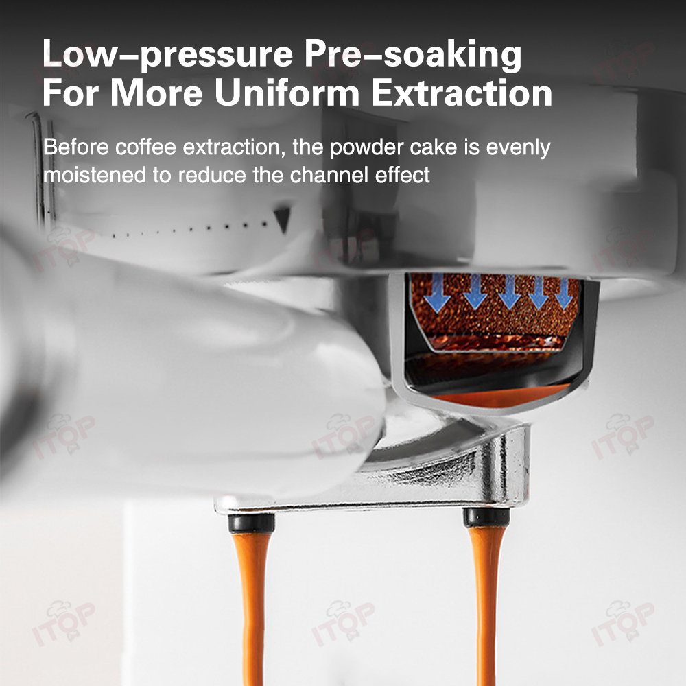 CMJY500 New Style 20 Bar Espresso Coffee Machine - With Milk Tank for Cappuccino & Latte,Commercial Coffee Machine Supplier | CE/UL Certified | ITOP Cafe,New Style 20 Bar Espresso Coffee Machine With Espresso Cappuccino Latte and Milk Tank