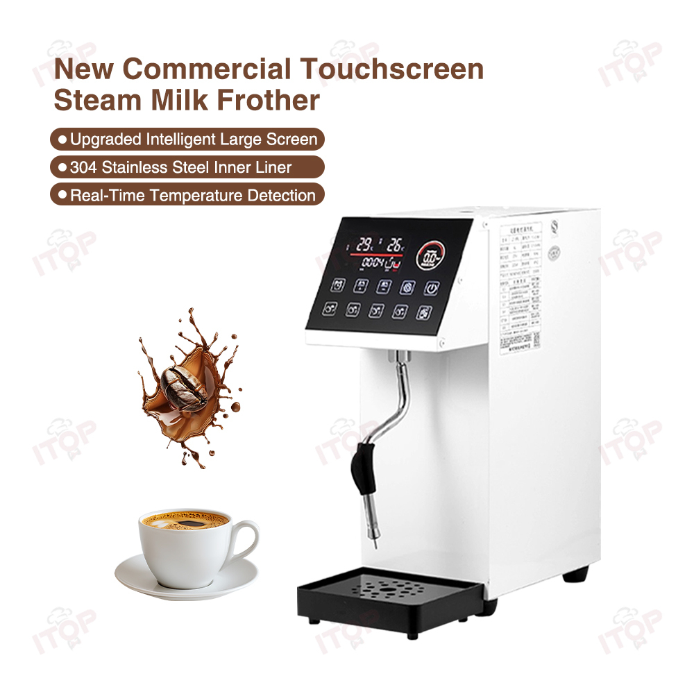 SMF6LPro\SMF12LPro\SMFD12LPro Commercial Fully-automatic Milk Steamer & Frother Suppliers,Commercial Coffee Machine Supplier | CE/UL Certified | ITOP Cafe,Fully-automatic Coffee Foam Maker Frothing Machine Commercial Milk Steamer and Frother Suppliers