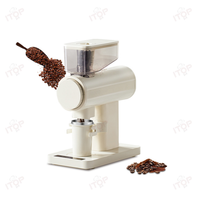CGKX260 Electric Commercial Coffee Bean Grinder with 64mm Burr - Double Hopper 250g Adjustable,Commercial Coffee Machine Supplier | CE/UL Certified | ITOP Cafe,250g Commercial Electric Coffee Bean Grinder Stainless Steel Espresso Burr Machine 64mm Adjustable Setting for Hotels