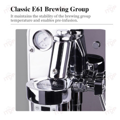 CMSB1400 OEM E61 Semi-automatic Industrial Espresso Coffee Machine,Commercial Coffee Machine Supplier | CE/UL Certified | ITOP Cafe,Stainless Steel Semi-automatic Manual Oem Steam Nozzle Industrial E61 Espresso Coffee Machine