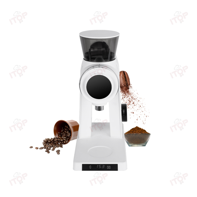 IT-CG13 Auto Electric Coffee Grinder - 60mm Flat Burr Stainless Steel for Baristas,Commercial Coffee Machine Supplier | CE/UL Certified | ITOP Cafe,Auto Electric Coffee Grinder for Baristas 60mm Flat Burr Stainless Steel Household Hotel Use