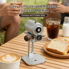 CMVP001 Professional Gear Pump Espresso Machine Adjustable 9-15 Bar Pressure  Portable And Compact For Outdoor Use,Commercial Coffee Machine Supplier | CE/UL Certified | ITOP Cafe,Professional Gear Pump Espresso Machine 9-15Bar Adjustable Pressure Portable Outdoor Compact Aluminum Coffee Maker