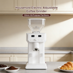 CGZFA400 50mm Professional Automatic Adjustable Setting Electric Commercial Coffee Grinder Machine With Powder Vibration,Commercial Coffee Machine Supplier | CE/UL Certified | ITOP Cafe,50mm Professional Automatic Adjustable Setting Electric Commercial Coffee Grinder Machine With Powder Vibration