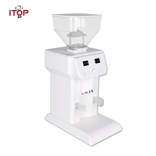 CGZFA400 50mm Professional Automatic Electric Commercial Coffee Grinder Machine With Powder Vibration | ITOP,Commercial Coffee Machine Supplier | CE/UL Certified | ITOP Cafe,CGZFA400 Commercial Espresso Coffee Grinder | 50mm Electric Coffee Grinder | ITOP