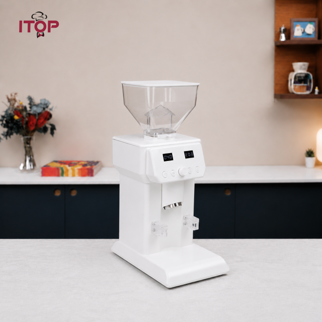 CGZFA400 50mm Professional Automatic Electric Commercial Coffee Grinder Machine With Powder Vibration | ITOP,Commercial Coffee Machine Supplier | CE/UL Certified | ITOP Cafe,CGZFA400 Commercial Espresso Coffee Grinder | 50mm Electric Coffee Grinder | ITOP