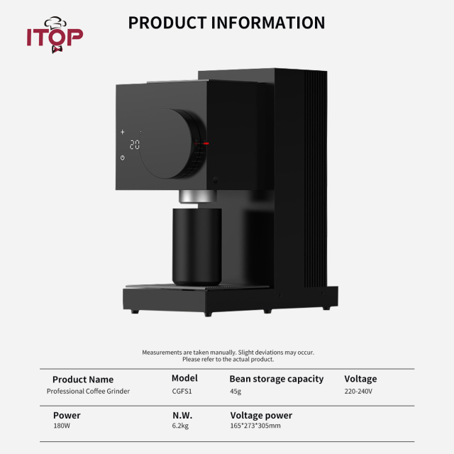 CGFS1 Semi Automatic Electric Coffee Grinder | Commercial Coffee Bean Grinding Machine | ITOP,Commercial Coffee Machine Supplier | CE/UL Certified | ITOP Cafe,CGFS1 Semi Automatic Electric Coffee Grinder | Commercial Coffee Grinder | ITOP