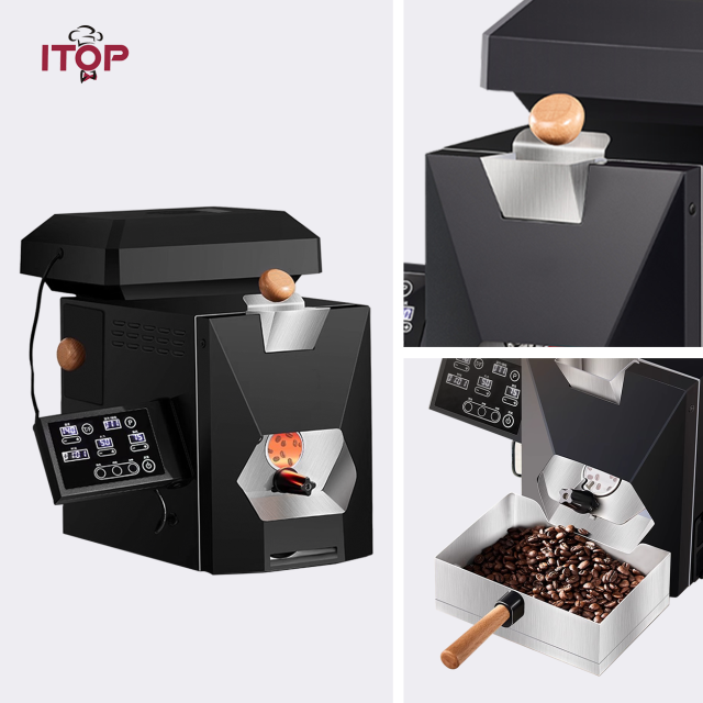 IT-CBR-3.5 Skywalker Cubean Smart Coffee Bean Roaster | 3.5kg Commercial Electric Roasting Machine | ITOP Cafe,Commercial Coffee Machine Supplier | CE/UL Certified | ITOP Cafe,Skywalker Cubean Factory Smart Coffee Bean Roaster Household Electric Roasting Machine Home Coffee Roasters
