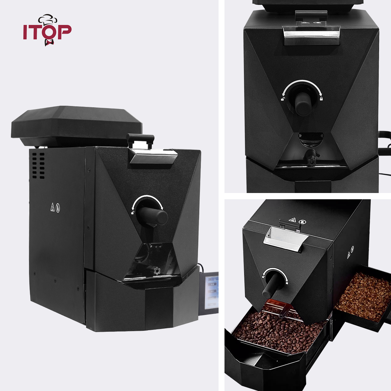ITOP IT-CBR-1.5 Skywalker series 1000W Electric Drum Coffee Roaster,Commercial Coffee Machine Supplier | CE/UL Certified | ITOP Cafe,IT-CBR-1.5 Skywalker series 1000W Electric Drum Coffee Roaster | ITOP