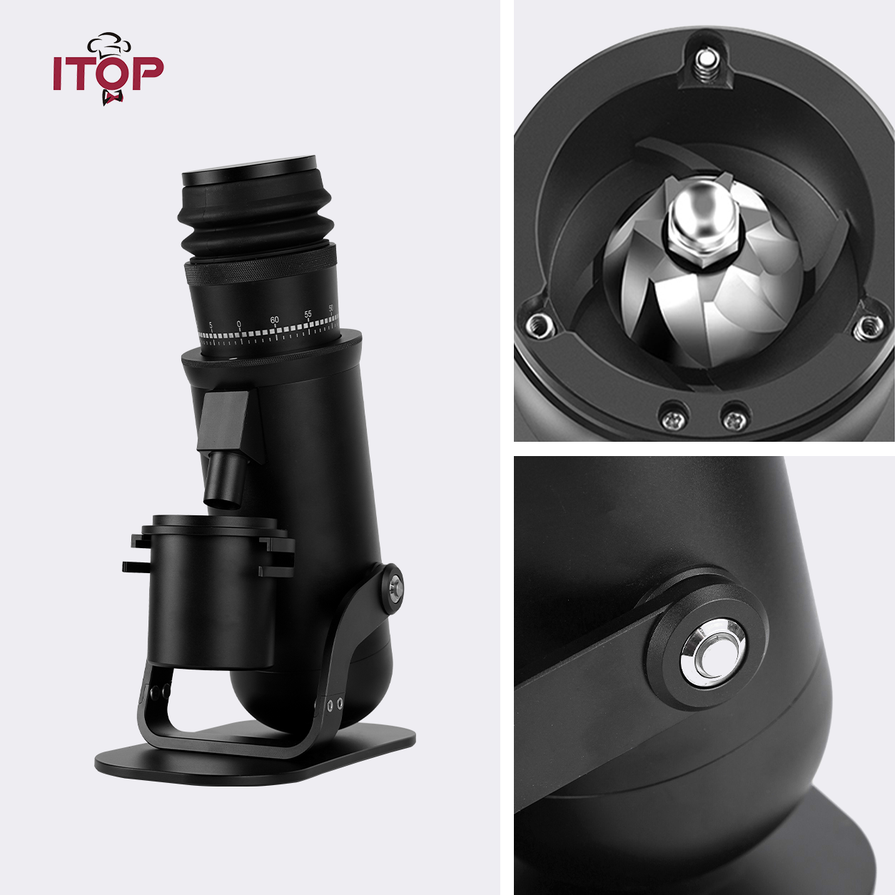 ITOP CBG150-5 Best Electric Coffee Grinder | High-Speed Coffee Bean Grinder 48mm Conical Wheel Burr Professional Zero Retention Hopper,Commercial Coffee Machine Supplier | CE/UL Certified | ITOP Cafe,ITOP CBG150-5 Best Electric Coffee Grinder | High-Speed Coffee Bean Grinder 48mm Conical Wheel Burr Professional Zero Retention Hopper