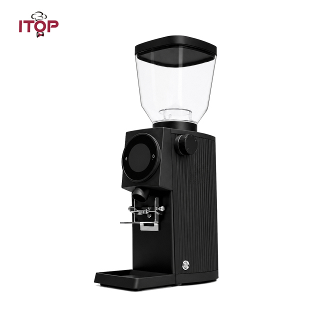 ITOP GE83 Best Commercial Coffee Grinder | 83mm Flat Burr Electric Espresso Coffee Bean Miller with Plasma Static Elimination,Commercial Coffee Machine Supplier | CE/UL Certified | ITOP Cafe,IT-GE83 Commercial Coffee Bean Grinder Plasma Static Elimination Design 83mm Flat Burr Electric Espresso Coffee Bean Miller